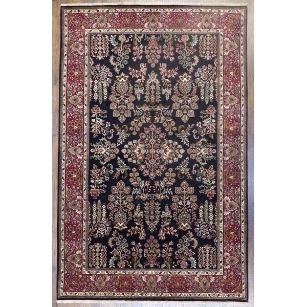 Wahi Rugs Hand Knotted Fine Traditional Farhan 6'0"x9'0" Bed Bath